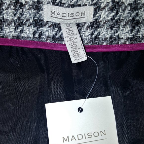 Women's Houndstooth Skirt - SZ12 - Picture 3 of 4